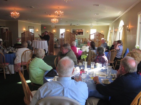 2015 Spring Dinner at Ryan's Lookout with Eric Anderson, local historian for the Town of Henderson.